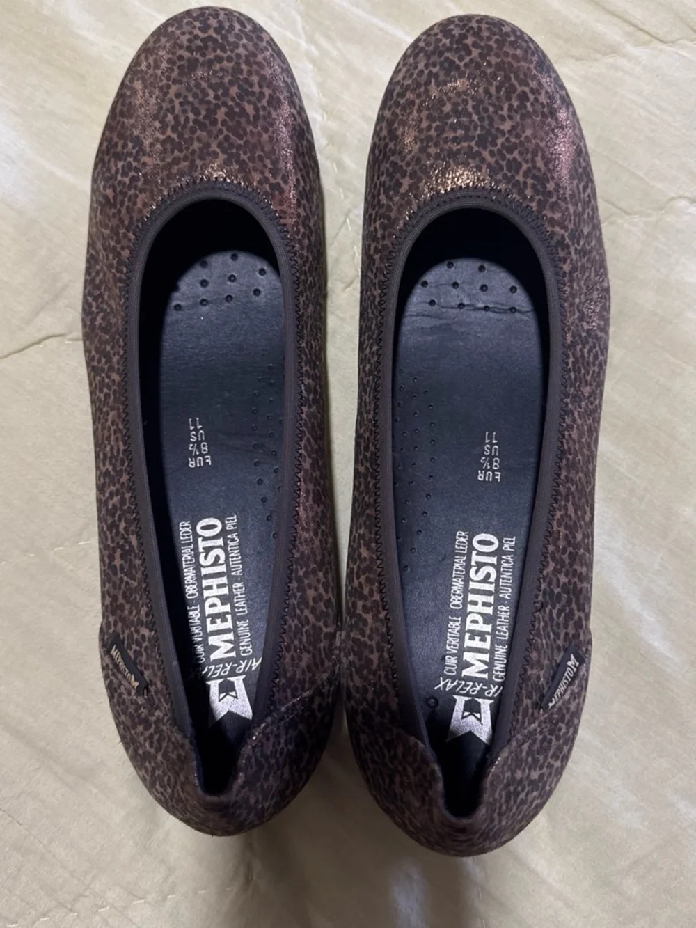 Mephisto brown leopard